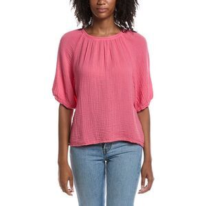 Michael Stars Womens Jane Puff Sleeve Top